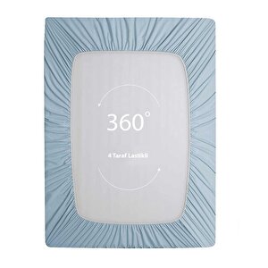 Soley | Jersey | %100 Pamuk Çift Kişilik 140 X 200 Lastikli Çarşaf