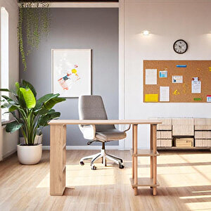 Pia Çalışma Masası Ceviz Ceviz