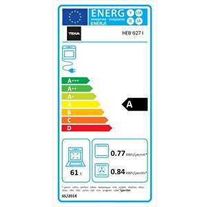 Heb 627 I Siyah Ankastre Fırın