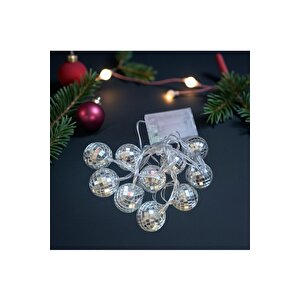 Yılbaşı Led Işık Disko Topu Günışığı 2m 10 Ampul Ast7488