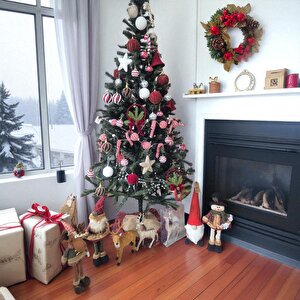 Yılbaşı Ağaç Süsü 15cm Lüks Yıldız Gümüş Ast7214