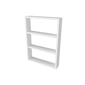 Hardy Dekoratif 3'lü Mutfak & Banyo Duvar Rafı Beyaz
