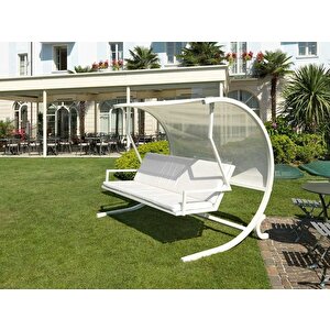 Scbs-013 Renox Özel Tasarım Salıncak 3 Kişilik Büyük Bahçe Salıncağı Rahat Hamak Bahçe Mobilyası