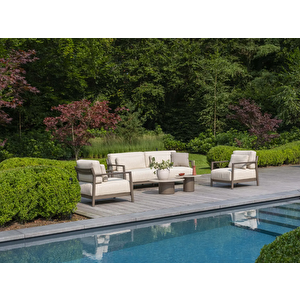 Scbm-243 Veloura Modern Bahçe Oturma Grubu Bahçe Mobilya Takımı Balkon Çay Seti