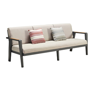 Scbm-256 Occob Modern 6 Kişilik Bahçe Oturma Takımı Balkon Çay Seti Montajsız Bahçe Mobilyası