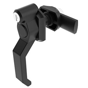 Hava Santral Jeneratör Kompresör Kabi̇n Ağir Panel Kol Ki̇li̇t - Plasti̇k Düz Di̇l - Ki̇li̇tlenen Anahtarli