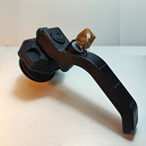 Hava Santral Jeneratör Kompresör Kabi̇n Ağir Panel Kol Ki̇li̇t - Plasti̇k Düz Di̇l - Ki̇li̇tlenen Anahtarli