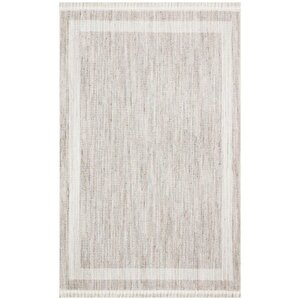 Cozy Bordür Gri: Modern Örgü Dokuma, Makine Halısı