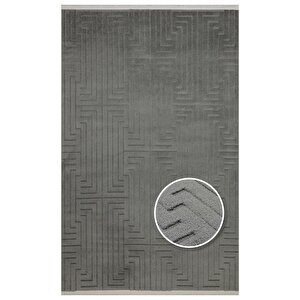 Missori Antrasit: Yumuşak Dokulu, Modern Makine Halısı