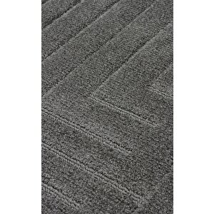 Missori Antrasit: Yumuşak Dokulu, Modern Makine Halısı