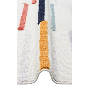 Terazzo Multy01 İskandinav Tarzı Renkli Tasarımlı Halı
