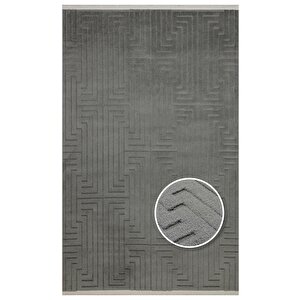 Missori Antrasit: Yumuşak Dokulu, Modern Makine Halısı