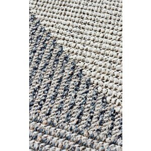 Soho Geo Gri Modern Geometrik Desenli Yıkanabilir Halı