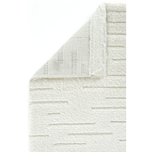 Missori Beyaz Yumuşak Dokulu Modern Makine Halısı