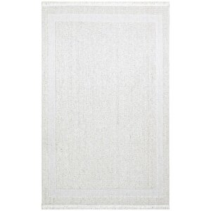 Cozy Bordür Krem - Modern Örgü Dokuma Makine Halısı