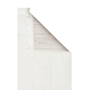 Cozy Bordür Krem - Modern Örgü Dokuma Makine Halısı