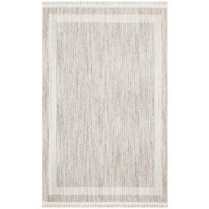 Cozy Bordür Gri: Modern Örgü Dokuma, Makine Halısı