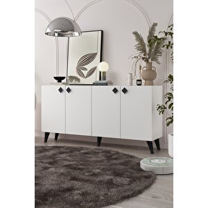 8200-1ct Kb150 Konsol, Tv Üni̇tesi̇-BEYAZ-SİYAH Beyaz-Siyah