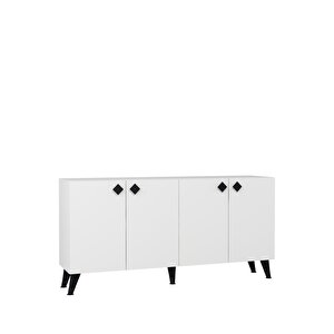 8200-1ct Kb150 Konsol, Tv Üni̇tesi̇-BEYAZ-SİYAH