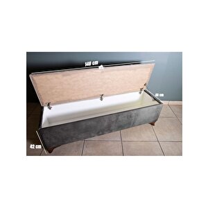 Vetra V2 Sandıklı Bench Puf, Ceviz