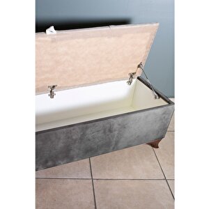 Vetra V2 Sandıklı Bench Puf, Ceviz