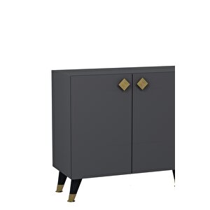 8200-1ct Kb150 Konsol, Tv Üni̇tesi̇-ANTRASİT-ALTIN