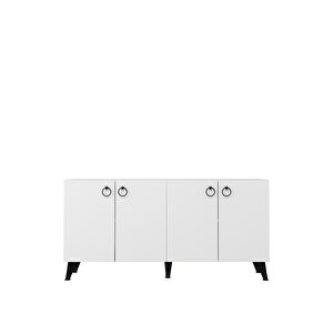 8201-1ct Kb150 Konsol, Tv Üni̇tesi̇-BEYAZ-SİYAH Beyaz-Siyah