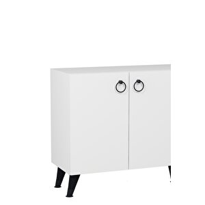 8201-1ct Kb150 Konsol, Tv Üni̇tesi̇-BEYAZ-SİYAH