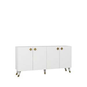 8200-1ct Kb150 Konsol, Tv Üni̇tesi̇-BEYAZ-ALTIN