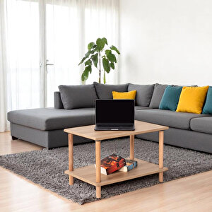 Pia Orta Sehpa Ceviz Ceviz