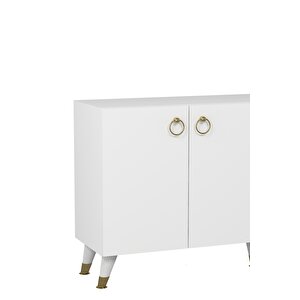 8201-1ct Kb150 Konsol, Tv Üni̇tesi̇-BEYAZ-ALTIN