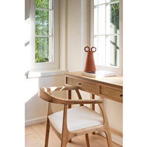 Helsinki C Model Bohem Ahşap Sandalye Ceviz-Krem