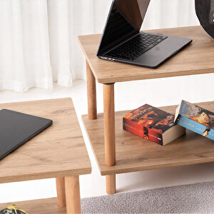 Pia Sehpa Seti Ceviz Ceviz