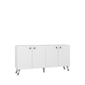 8198-1ct Kb150 Konsol, Tv Üni̇tesi̇-BEYAZ-GÜMÜŞ