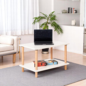 Pia Sehpa Seti Beyaz