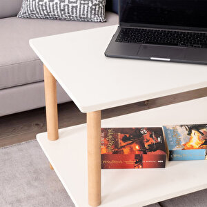 Pia Sehpa Seti Beyaz