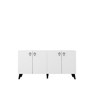 8199kb-1dd Konsol, Tv Üni̇tesi̇-BEYAZ-SİYAH Beyaz-Siyah