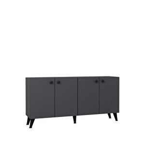 8198-1ct Kb150 Konsol, Tv Üni̇tesi̇-antrasit-siyah