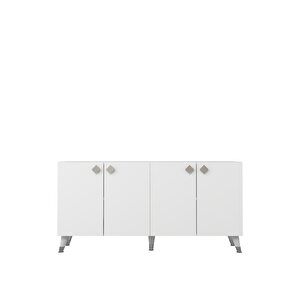 8200kb-1dd Kb150 Konsol, Tv Üni̇tesi̇-beyaz-gümüş Beyaz-Gümüş