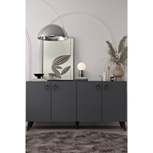 8199-1ct Kb150 Konsol, Tv Üni̇tesi̇-antrasit-siyah Antrasit - Siyah