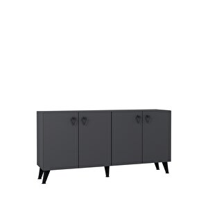 8199-1ct Kb150 Konsol, Tv Üni̇tesi̇-antrasit-siyah