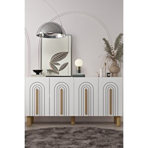 8195kb-128ct Konsol Tv Üni̇tesi̇-beyaz-safirmeşe Beyaz-Safirmeşe