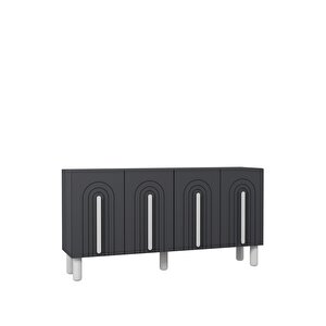 8195kb-128ct Konsol Tv Üni̇tesi̇-antrasit-beyaz