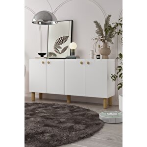 8197-1ct Kb150 Konsol Tv Üni̇tesi̇-BEYAZ-SAFİRMEŞE Beyaz-Safirmeşe