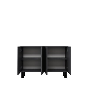 8197KB-1DD Konsol Tv Üni̇tesi̇-antrasit-siyah