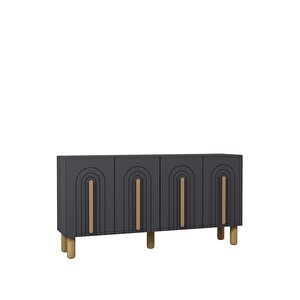 8195kb-128ct Konsol Tv Üni̇tesi̇-antrasit-safirmeşe