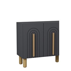 8195kb-128ct Konsol Tv Üni̇tesi̇-antrasit-safirmeşe