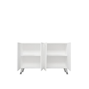 8199-1ct Kb150 Konsol, Tv Üni̇tesi̇-beyaz-gümüş