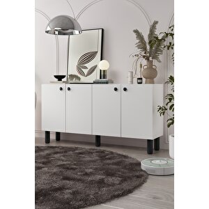 8197KB-1DD Konsol Tv Üni̇tesi̇-beyaz-siyah Beyaz-Siyah