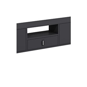 1324dropdd-32 Duvara Montaj Tv Sehpasi-ANTRASİT-GÜMÜŞ